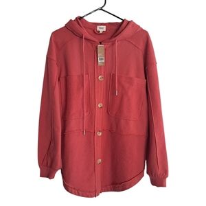 Buckle Baked Apple Button-Up Hoodie